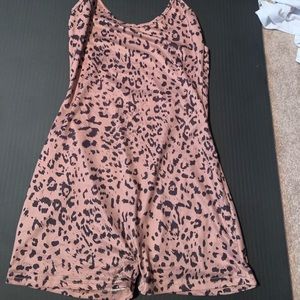 Very cute cheetah print romper